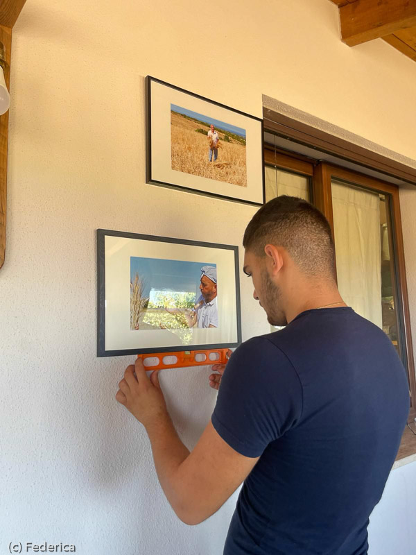 getting ready for the photoexhibition